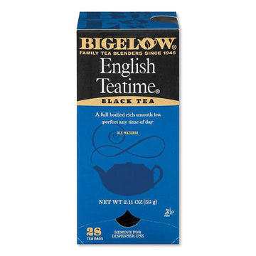 Bigelow® English Teatime Black Tea, 0.08 Oz Tea Bag, 28-box freeshipping - TVN Wholesale